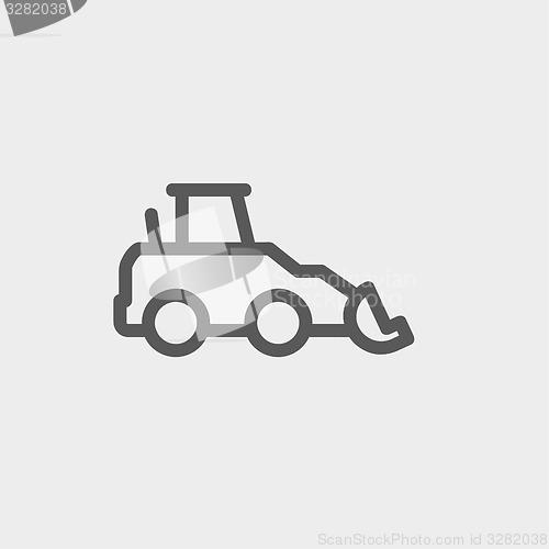 Image of Car dumper thin line icon