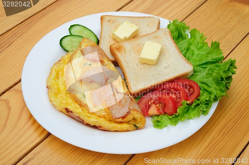 Image of fresh country omelette