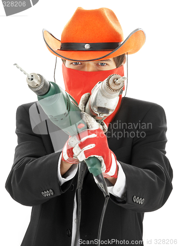 Image of construction cowboy