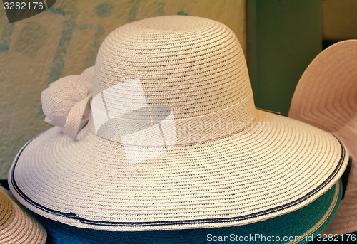 Image of Women\'s summer hat for sun protection.