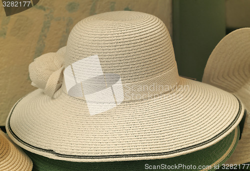 Image of Women\'s summer hat for sun protection.