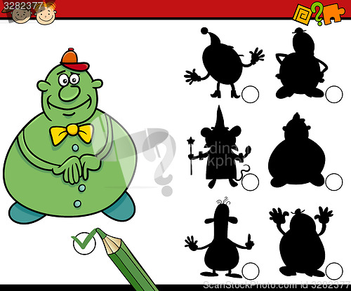 Image of education shadows game cartoon