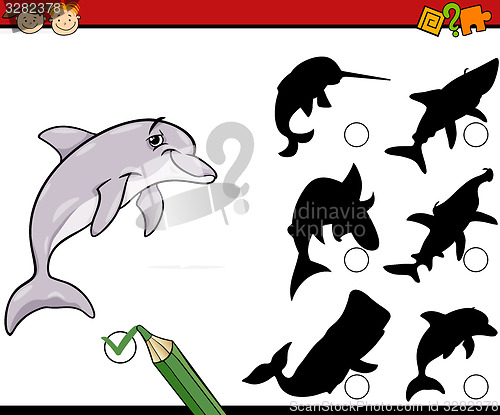 Image of education shadows game cartoon