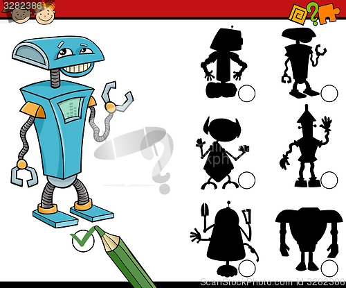 Image of education shadows game cartoon