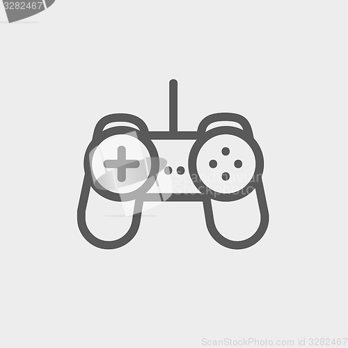 Image of Joystick thin line icon