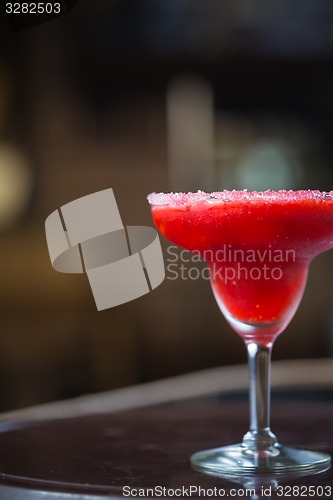 Image of Strawberry margarita cocktail