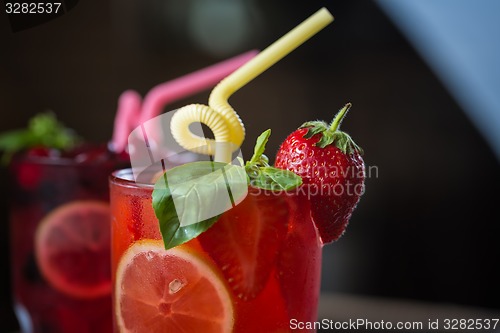 Image of homemade lemonade.