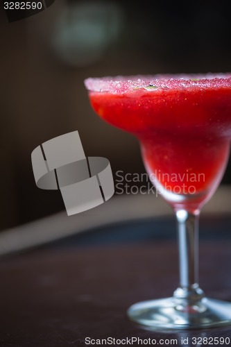 Image of Strawberry margarita cocktail