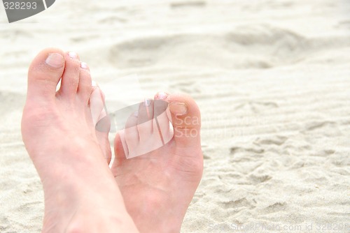 Image of Sandy feet