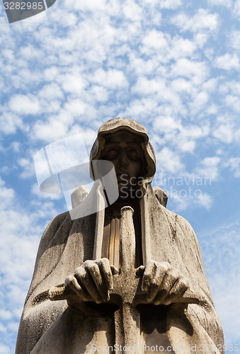 Image of Old cemetery statue