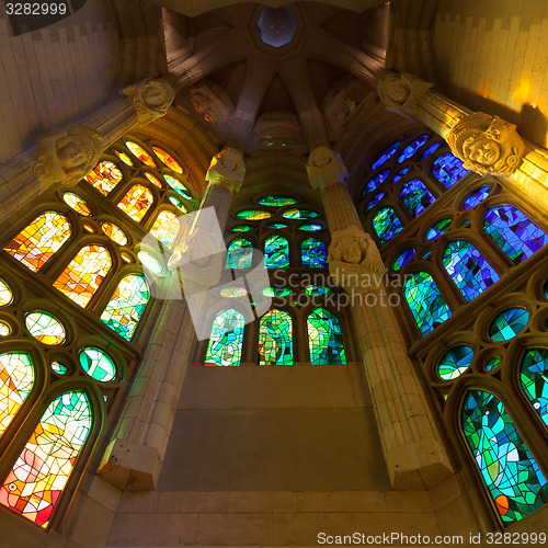 Image of Church windows interior