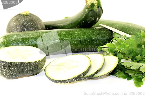 Image of mixed zucchini with parsley
