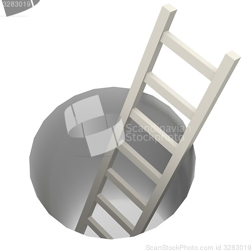 Image of Ladder from hole 