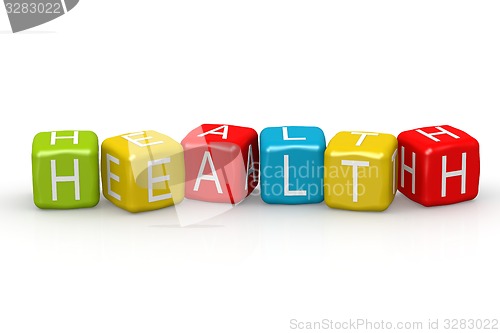 Image of Health colorful buzzword