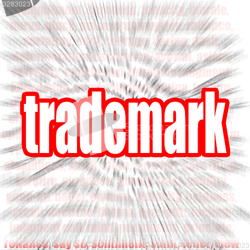 Image of Trademark word cloud