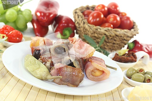 Image of Tapas stuffed with fruits