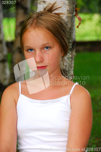 Image of Young girl portrait