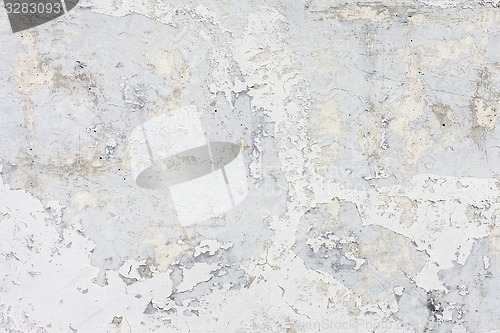 Image of Grungy white concrete wall background