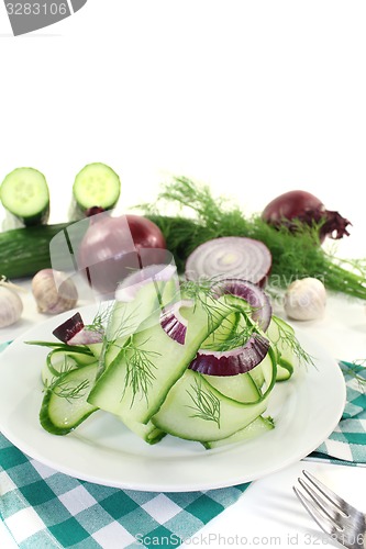 Image of Cucumber salad with dill