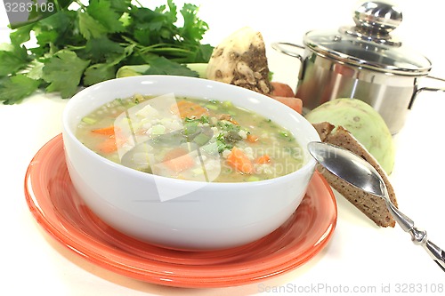 Image of fresh Barley porridge