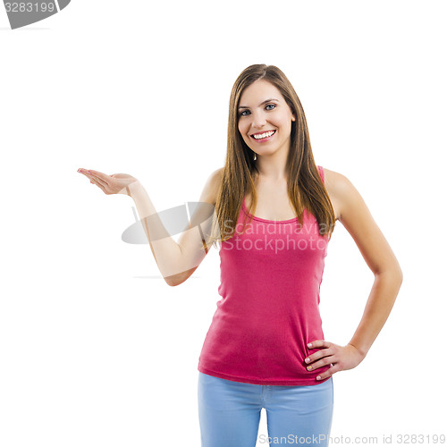 Image of Showing something