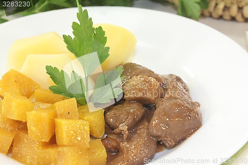 Image of Venison goulash with rutabaga