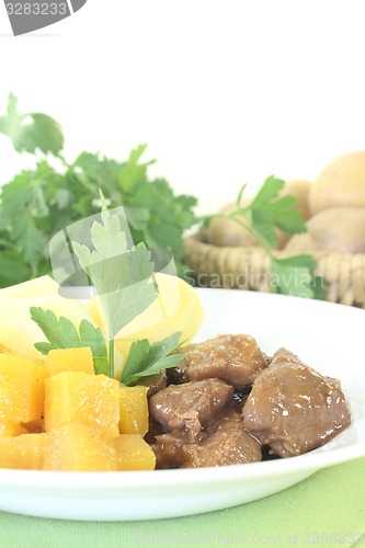 Image of Venison goulash with parsley