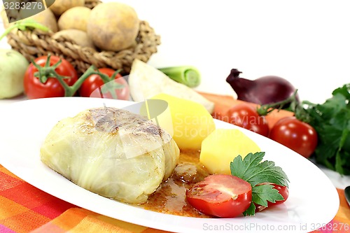 Image of Stuffed cabbage with potatoes