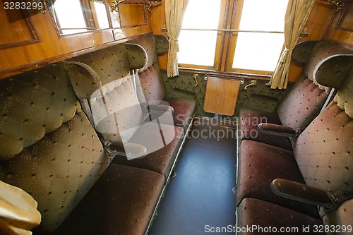 Image of Vintage Train Interior