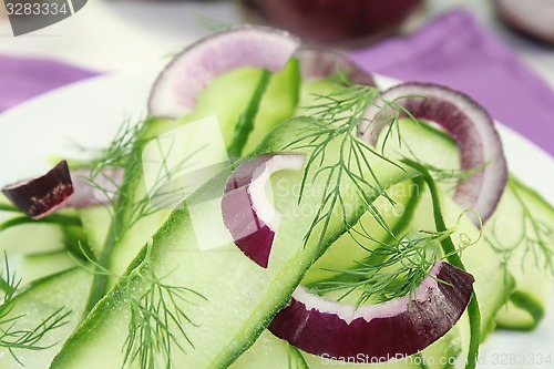 Image of Cucumber salad with dill