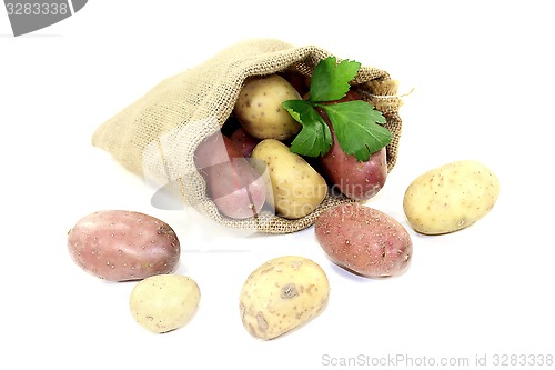 Image of Potatoes in a sack