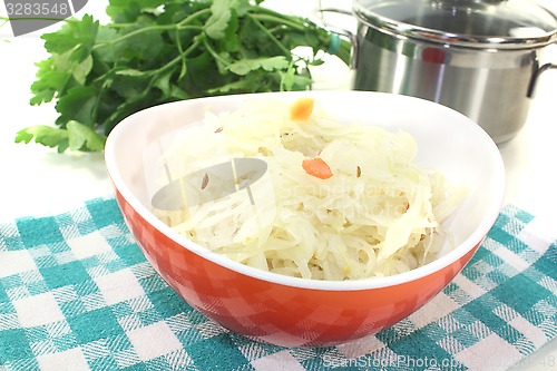 Image of sourcrout in a bowl