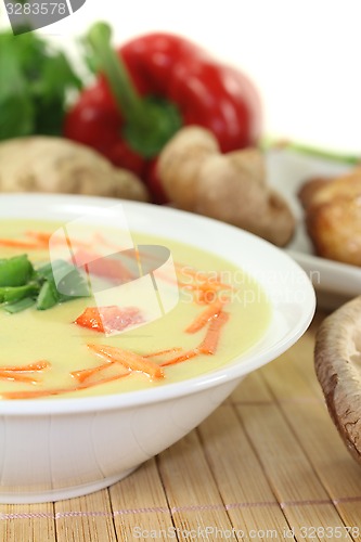 Image of Asian Curry Soup with chicken