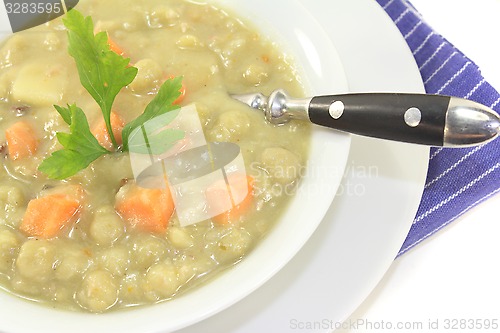 Image of Pea soup with carrots