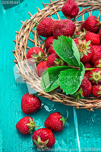 Image of summer harvest of strawberries