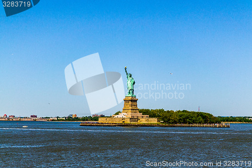 Image of Passing by the statue of Liberty