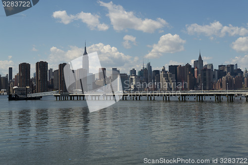Image of Empire state and Chrysler buildings