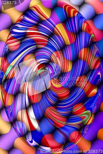 Image of Abstract 3d background