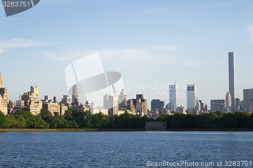 Image of Midtown from the reservoir