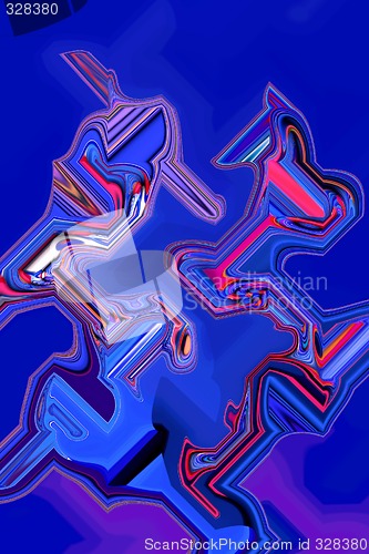 Image of Abstract 3d background