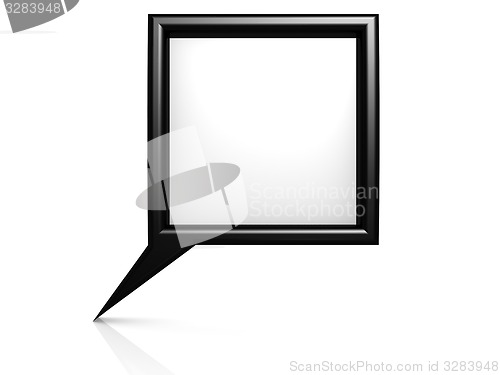 Image of Black dialog bubble