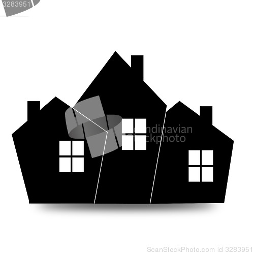 Image of Black house icon