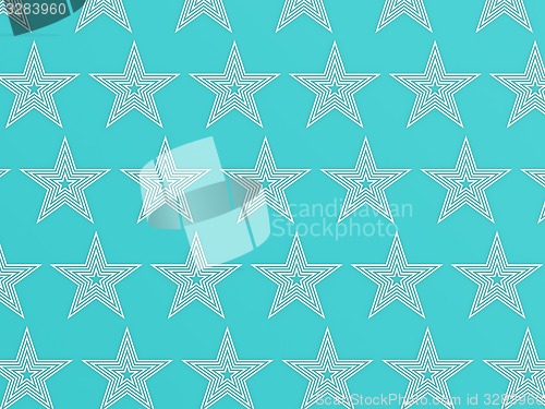 Image of Blue star pattern