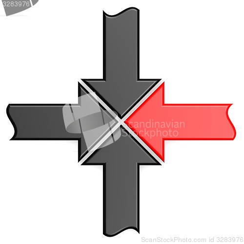 Image of Red arrow join