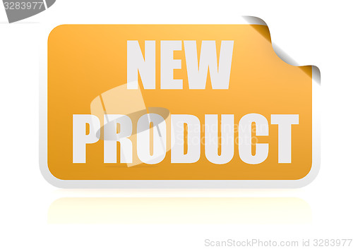 Image of New product yellow sticker