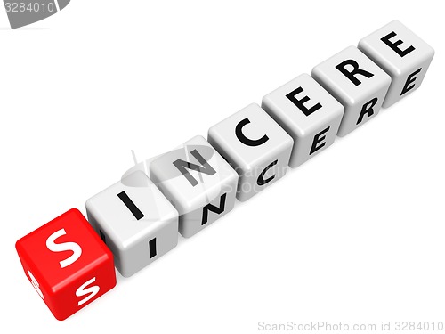 Image of Sincere buzzword