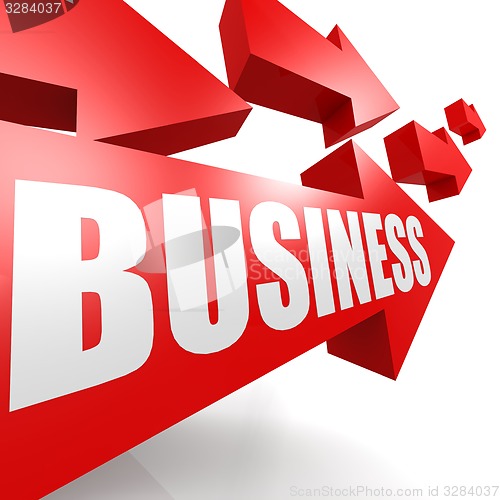 Image of Business arrow red