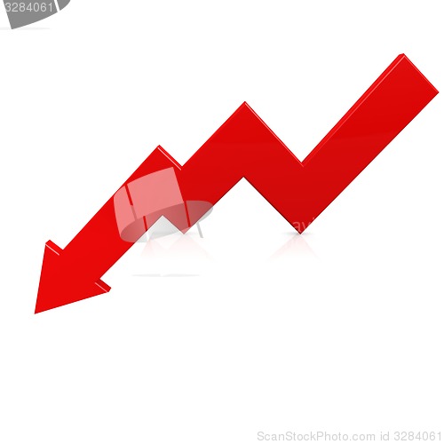 Image of Crisis arrow red