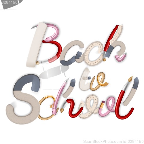 Image of Back to school background. EPS 10