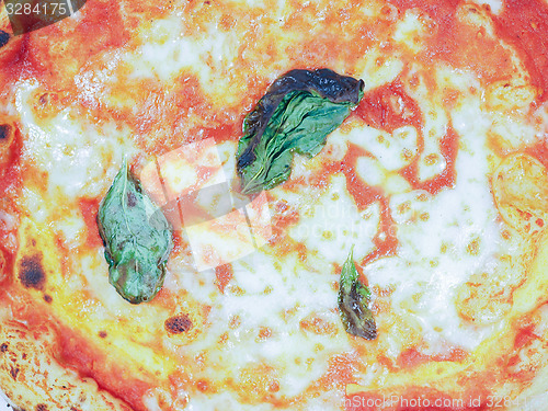 Image of Margherita pizza background